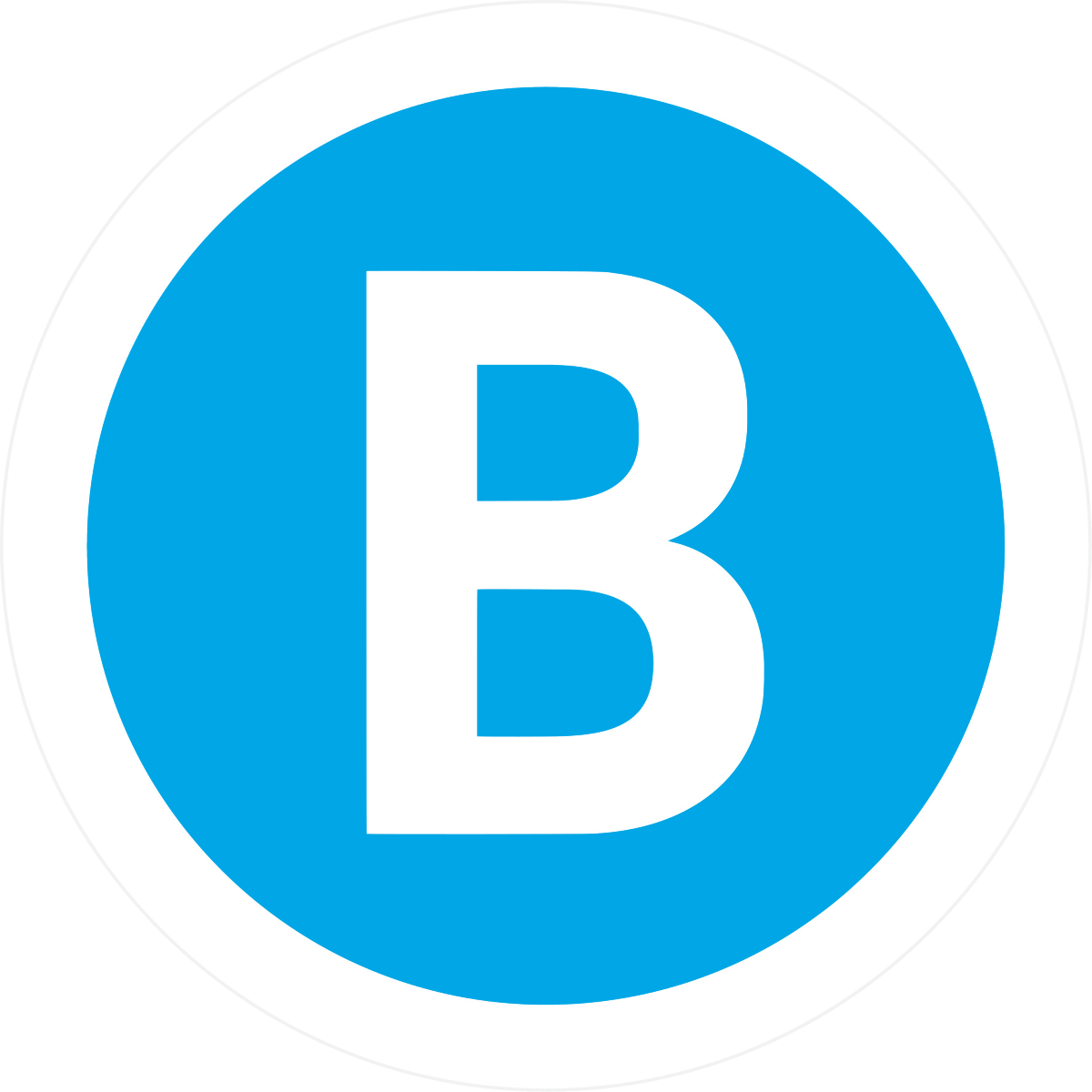 Light Blue Youtube Logo Clipart (1200x1200), Png Download