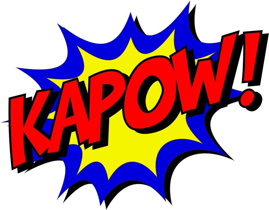Superhero Boom Clipart (680x510), Png Download