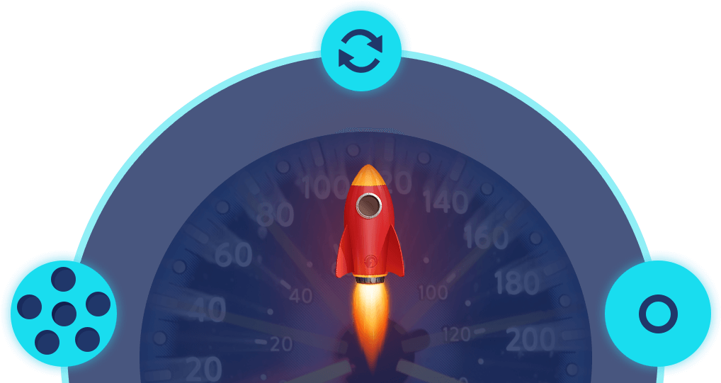 Conversion Rapide - Circle Clipart (1024x542), Png Download