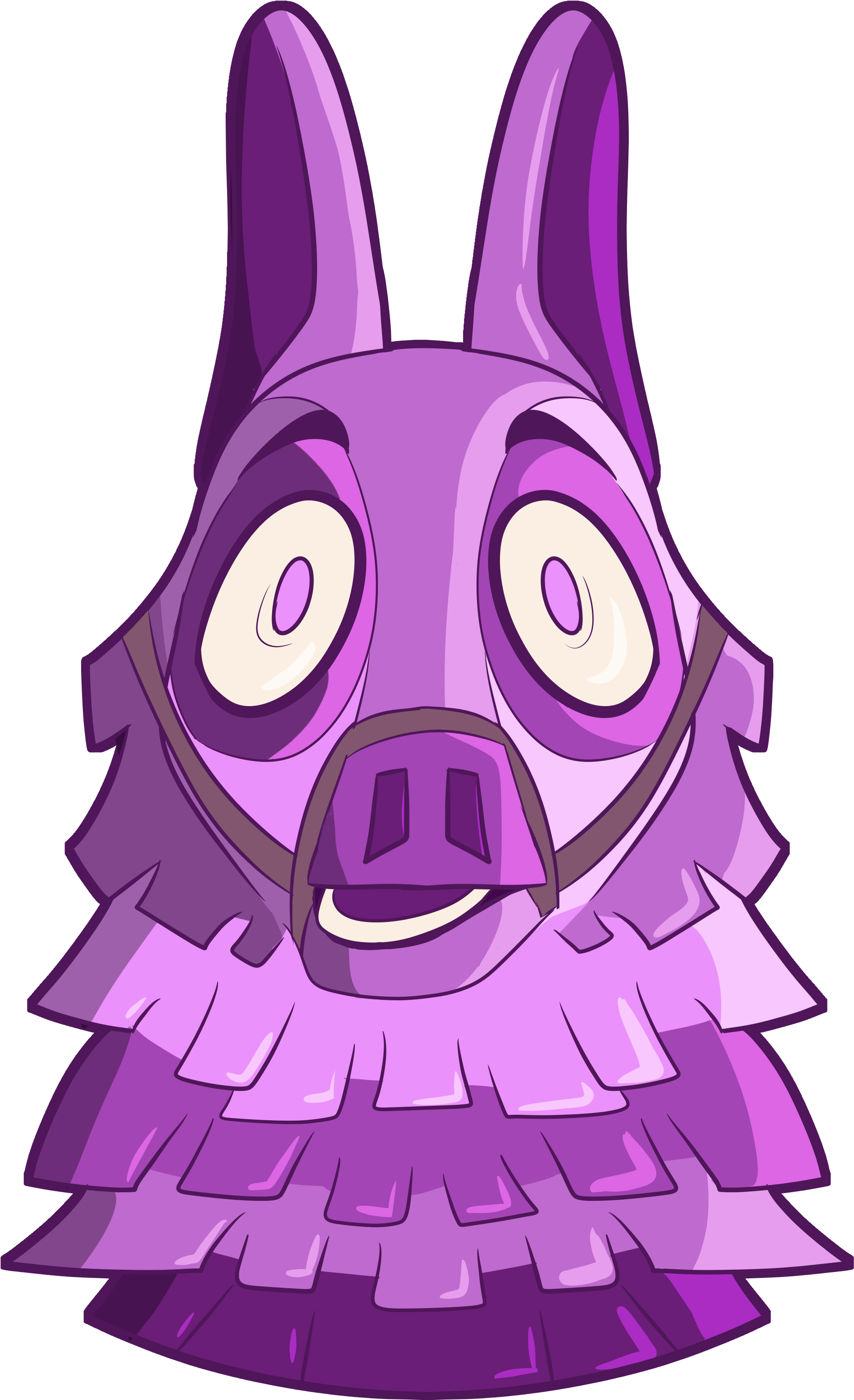 Llama Fortnite Transparent & Png Clipart Free Download - Fortnite Png (2048x3240), Png Download