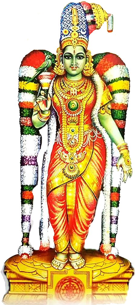 Meenakshi Amman Clipart (446x1024), Png Download