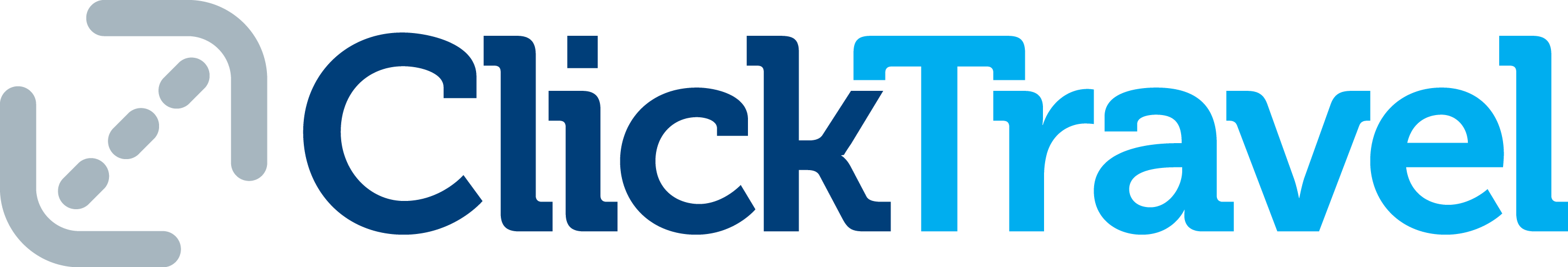 Click Travel Logo Clipart (2849x485), Png Download