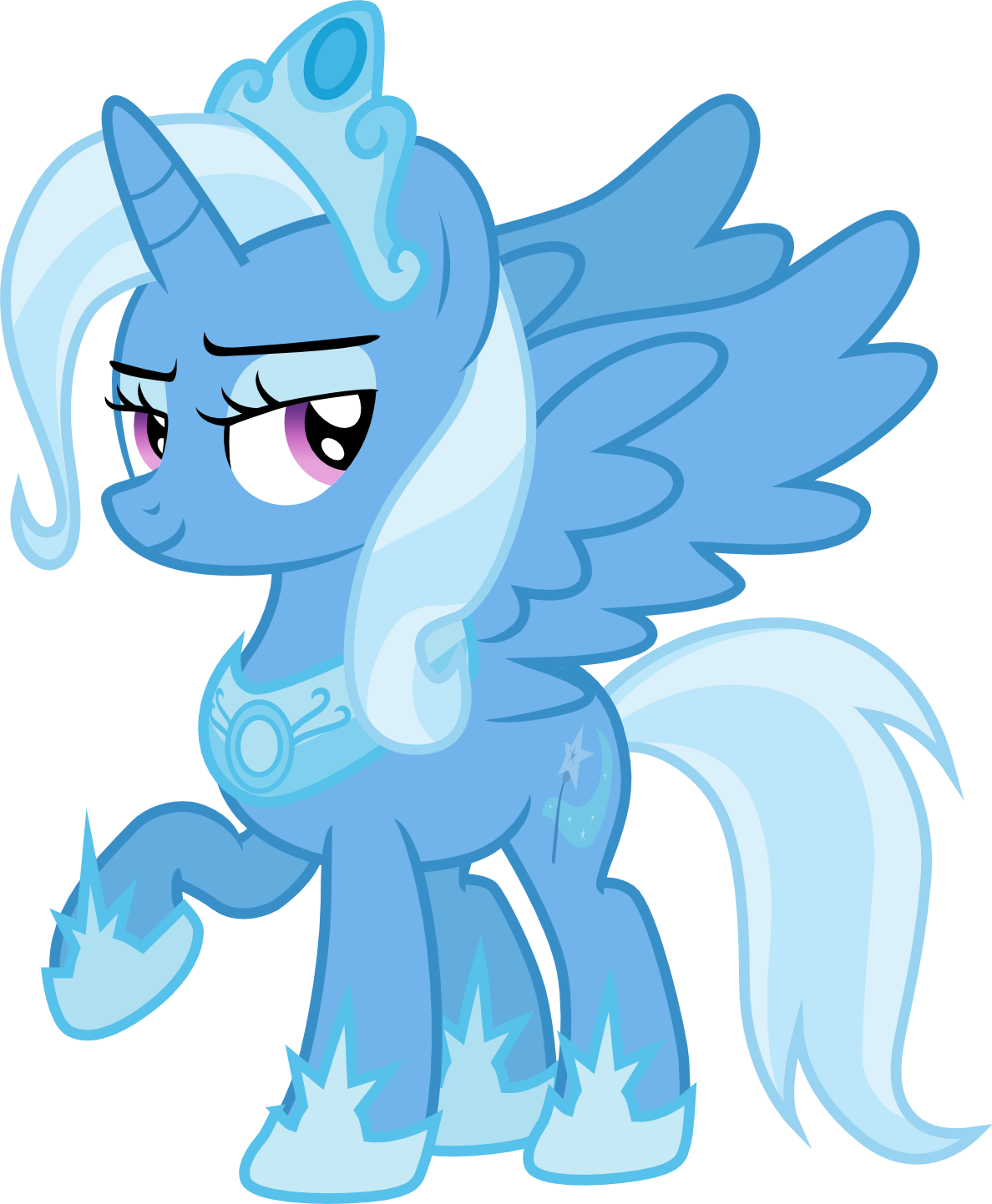 Trixie As An Alicorn Clipart (1188x1443), Png Download