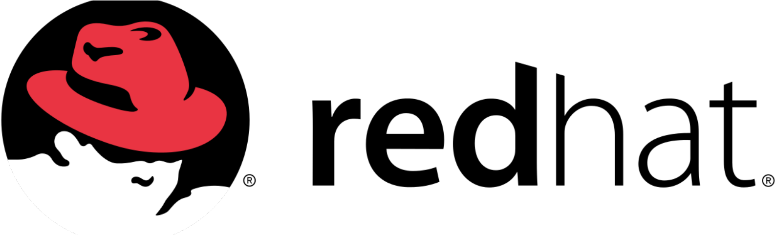 Red Hat Old Logo Clipart (1600x480), Png Download