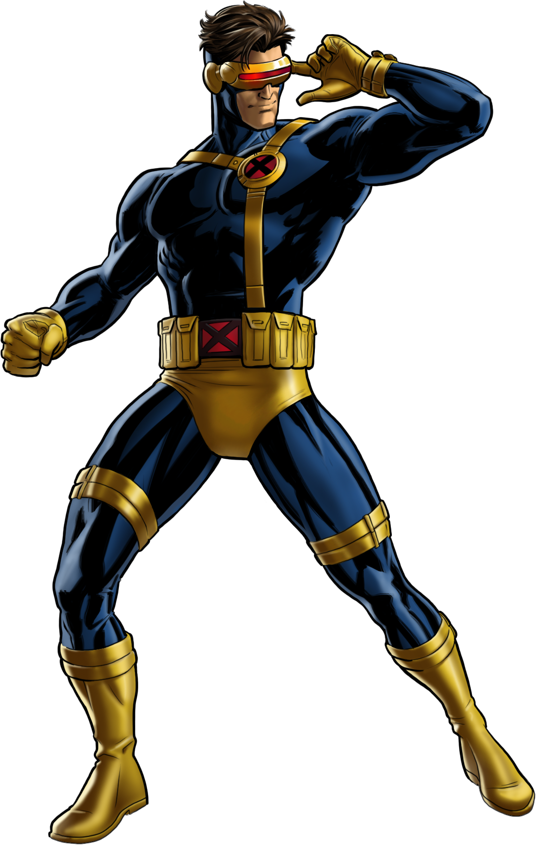 Classic Cyclops X Men Clipart (1086x1711), Png Download