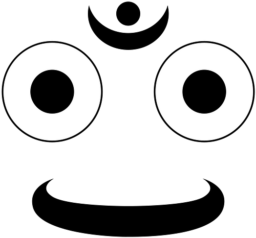 Jagannath Black & White Clipart Logo - Png Download (595x535), Png Download