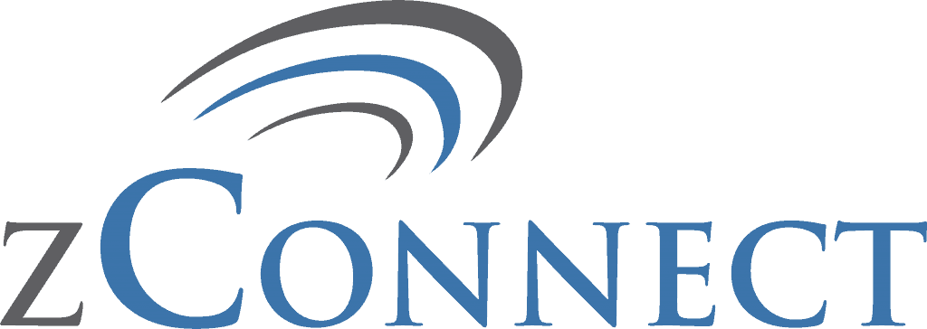 Zconnect - Electric Blue Clipart (1024x364), Png Download