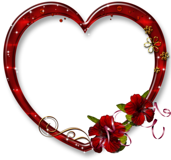 Love Photo Frame Gif Clipart (601x562), Png Download