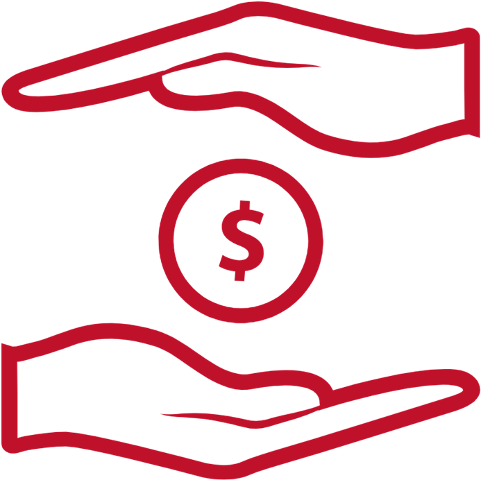 Affordable Eye Health Hands - Affordability Icon Png Clipart (1000x1000), Png Download