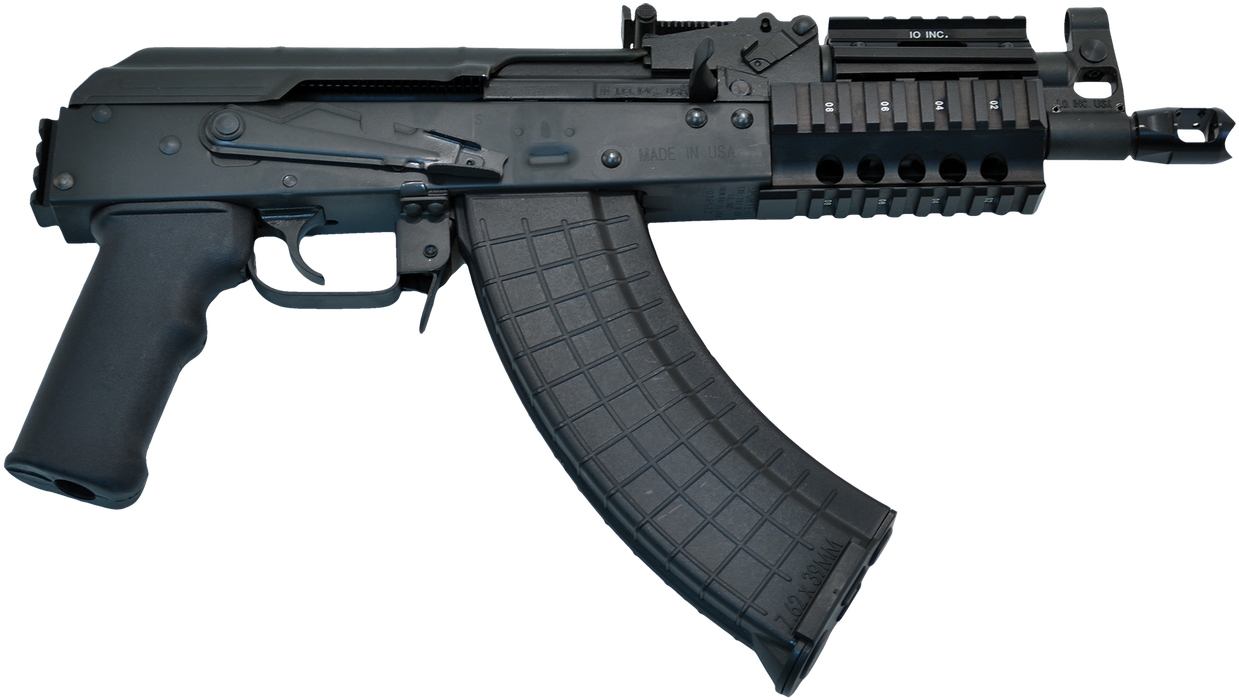 Nano Ak Pistol Semi-automatic - Ak 47u Clipart (1280x786), Png Download