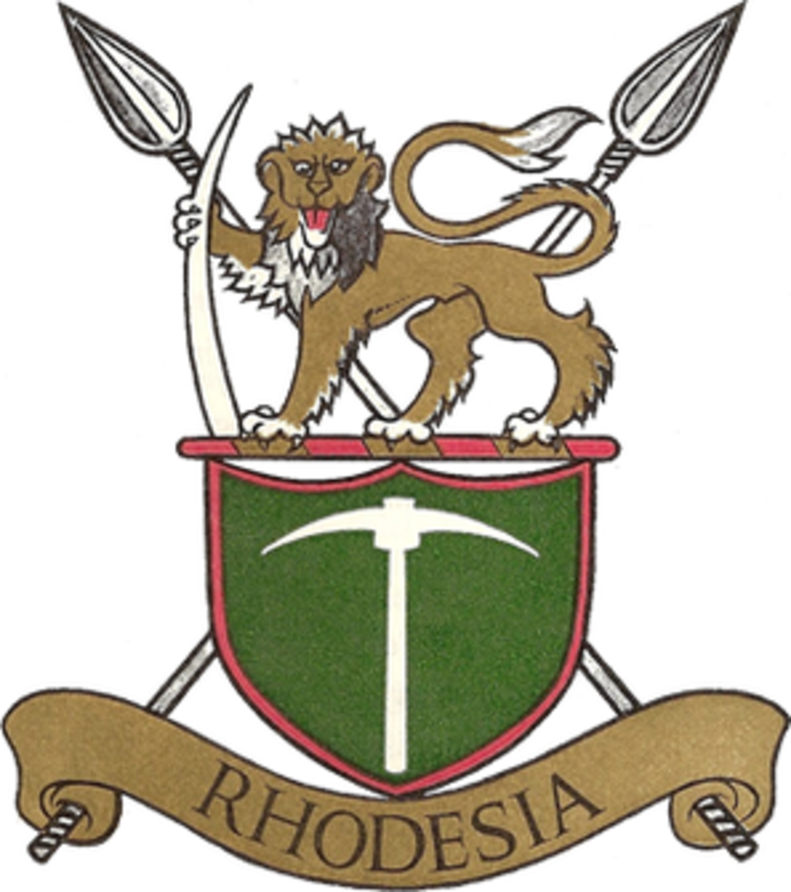 Old Rhodesia Coat Of Arms Clipart (880x993), Png Download