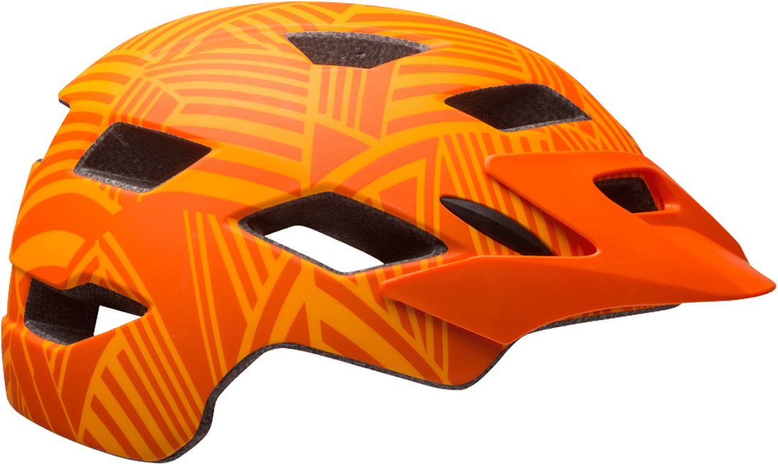 Bell Sidetrack Helmet Orange Clipart (1200x1200), Png Download