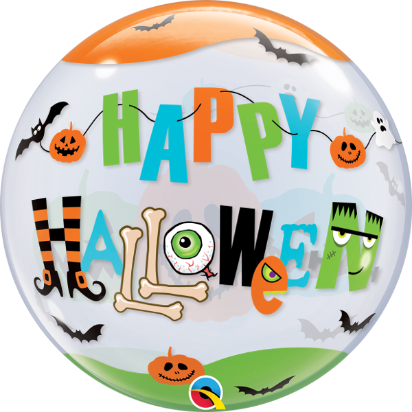 Halloween Fun Font - Balloon Clipart (600x600), Png Download