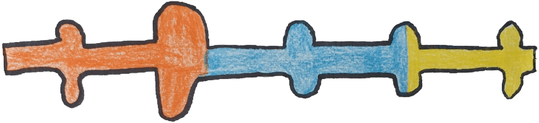 Cross Clipart (1864x483), Png Download