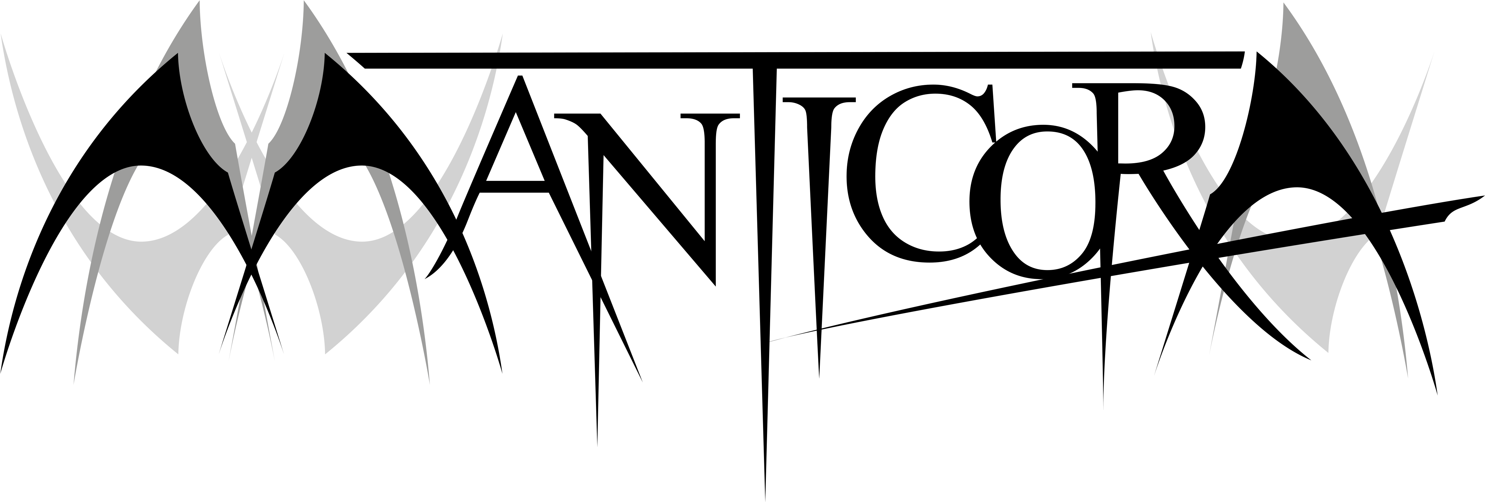 Manticora Metal Band Logo Clipart (5000x2045), Png Download