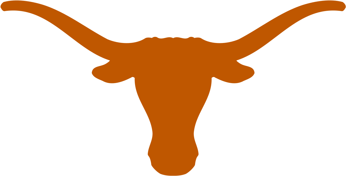Texas Longhorns"
 Class="img Responsive True Size - Texas Longhorns Logo Png Clipart (1200x611), Png Download