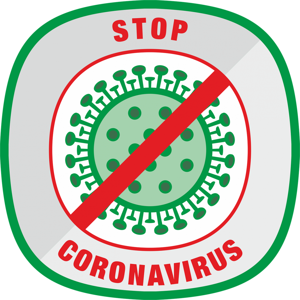 Virus Corona Stay Home Clipart (1030x1030), Png Download