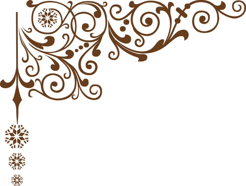Borde Decorativo Esquina Png Clipart (1000x755), Png Download