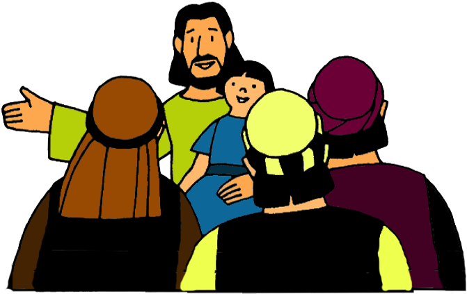 2 Jesus Blesses Children - Craft Ideas Jesus Blesses The Children Clipart (700x525), Png Download
