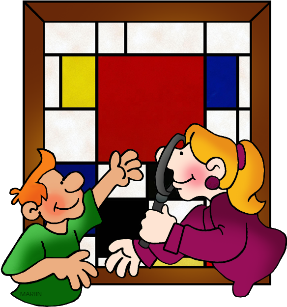 Piet Mondrian - Piet Mondrian Clip Art - Png Download (614x648), Png Download