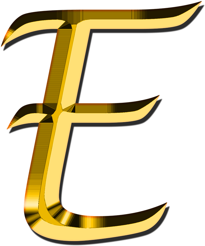 Capital Letter Transparent Png Stickpng - Letter E Png Clipart (1271x1280), Png Download