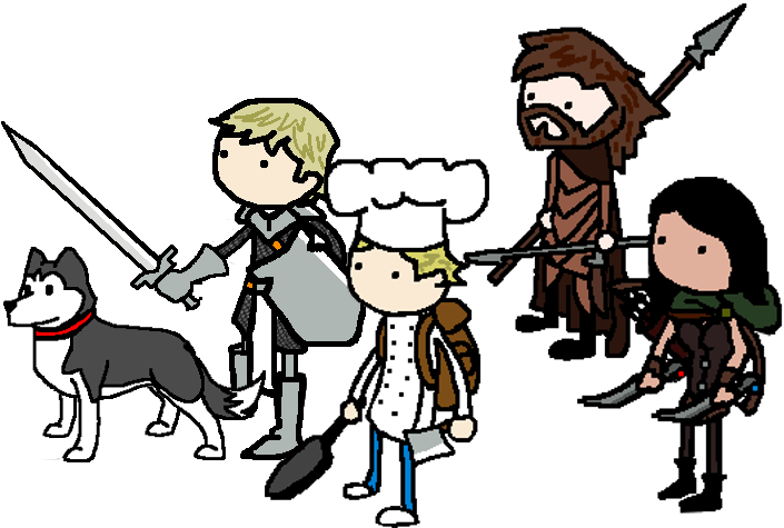 Tomorrow Is My First Dungeons And Dragons Game, And - Cartoon Clipart (716x496), Png Download