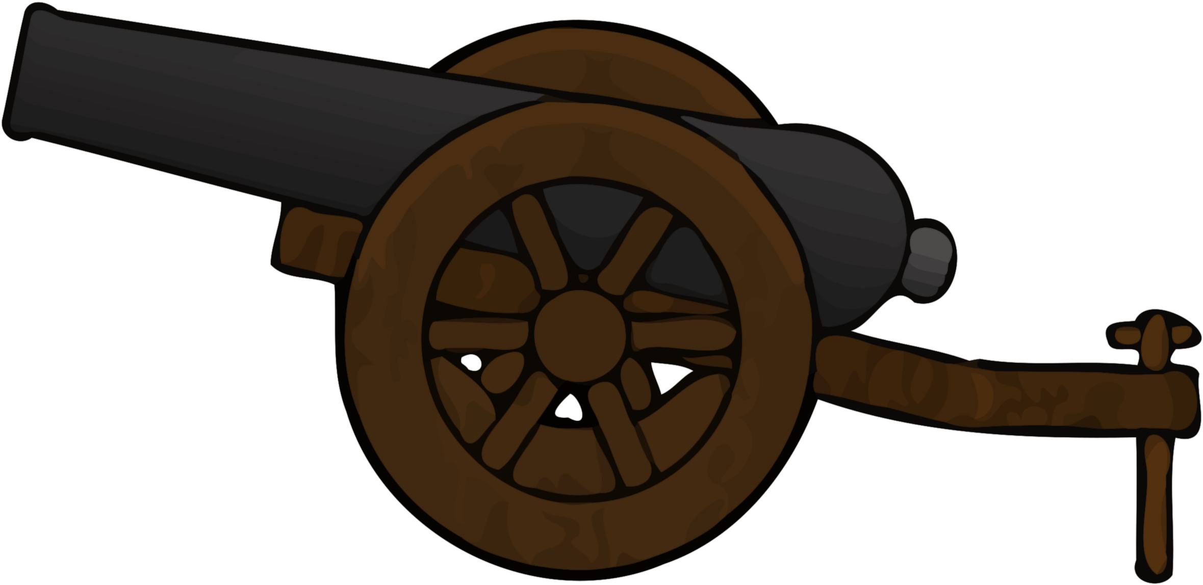 Cannon Clipart Free For Download - Cannon Clipart Png Transparent Png (800x386), Png Download
