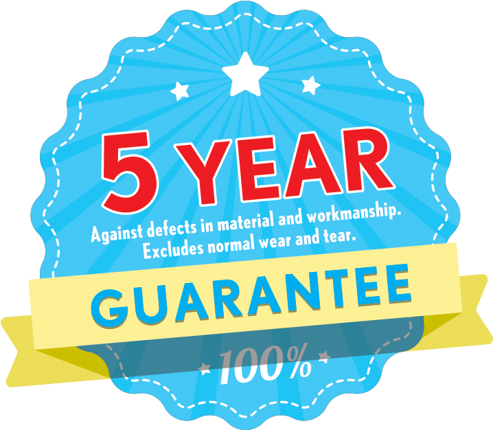5 Year Guarantee - Mop Clipart (750x665), Png Download
