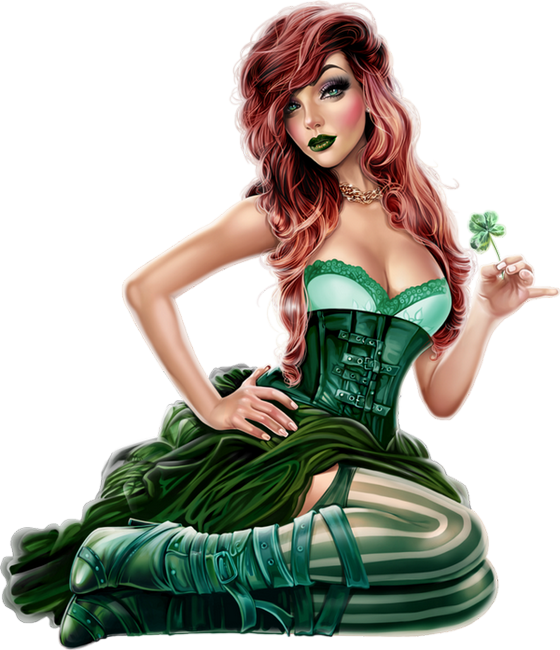 St Patricks Day, Santos, Tube, Clip Art, Steampunk, - Photo Shoot - Png Download (560x650), Png Download
