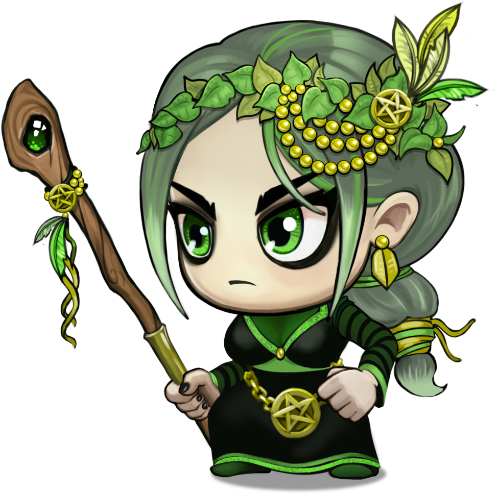 Lady Salem - Cartoon Clipart (1024x1200), Png Download