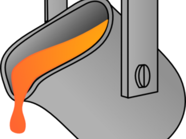 Anvil Clipart Ironworker - Drawing Of A Melting Pot - Png Download (640x480), Png Download