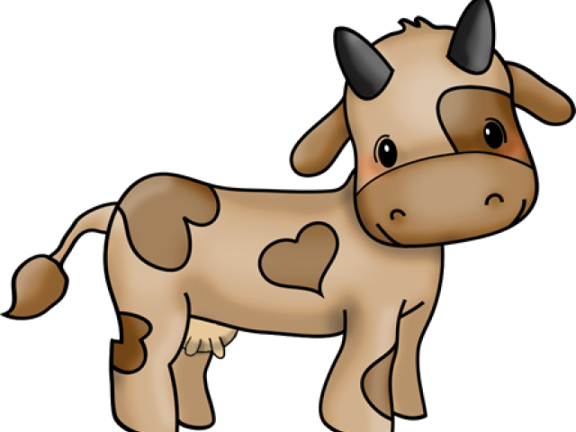 Cattle Clipart Moo - Chocolate Cow Clipart - Png Download (640x480), Png Download