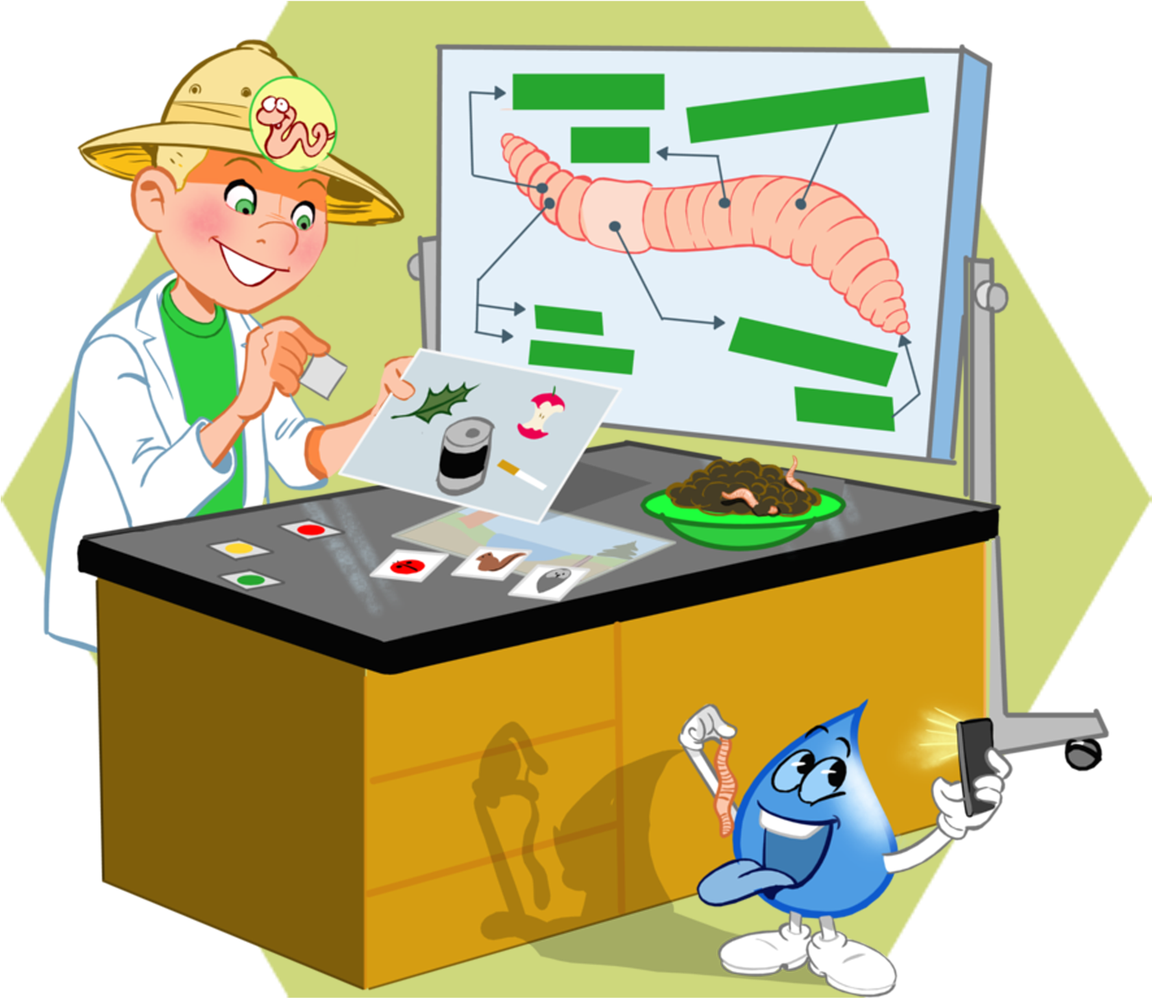 Underground Life - Cartoon Clipart (1800x1800), Png Download