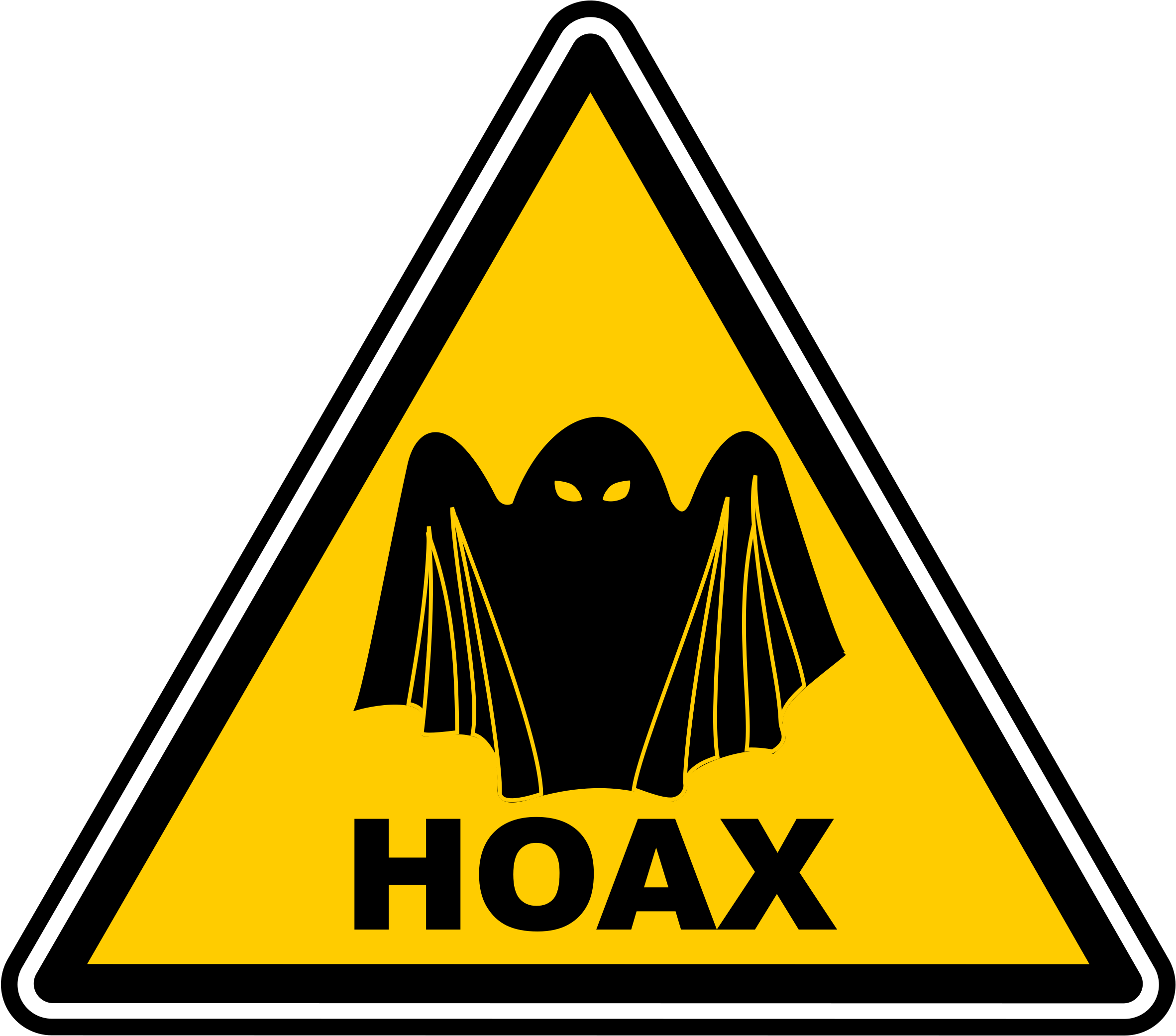 Clipart Hoax Warning Tree Clip Art Winding Road Clip - Hoax Clipart - Png Download (2400x2120), Png Download