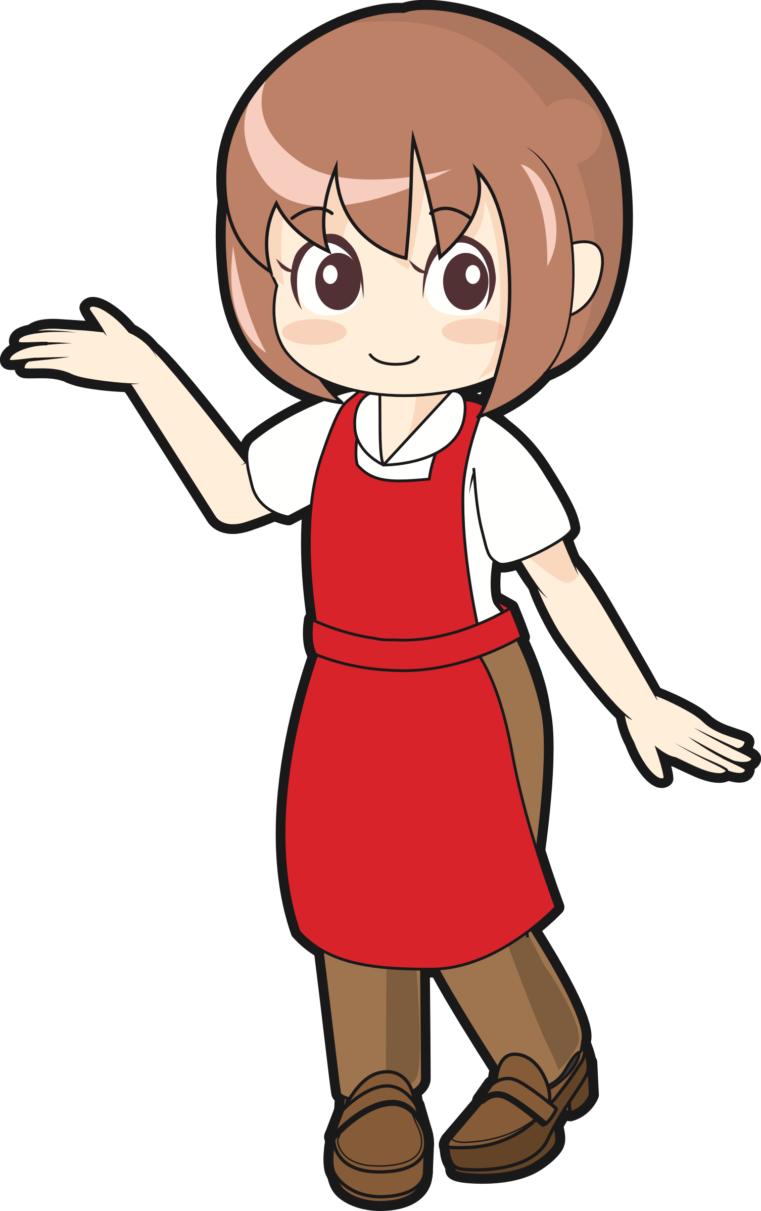 Big Image - Store Clerk Clipart - Png Download (1506x2395), Png Download