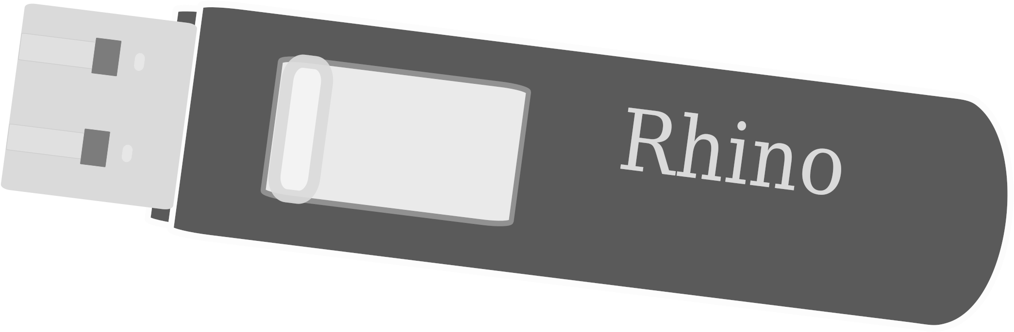 Big Image - Flashdrive Vector Clipart (2400x1696), Png Download