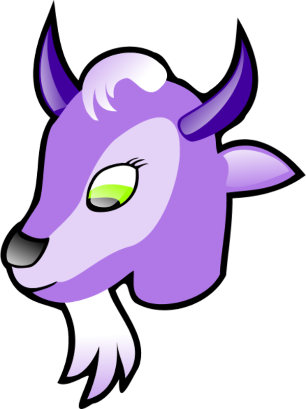 Vector Clip Art - Goat Clip Art - Png Download (600x801), Png Download