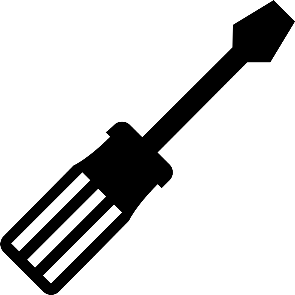 Screwdriver Clipart Transparent - Screwdriver Icon Png (981x982), Png Download