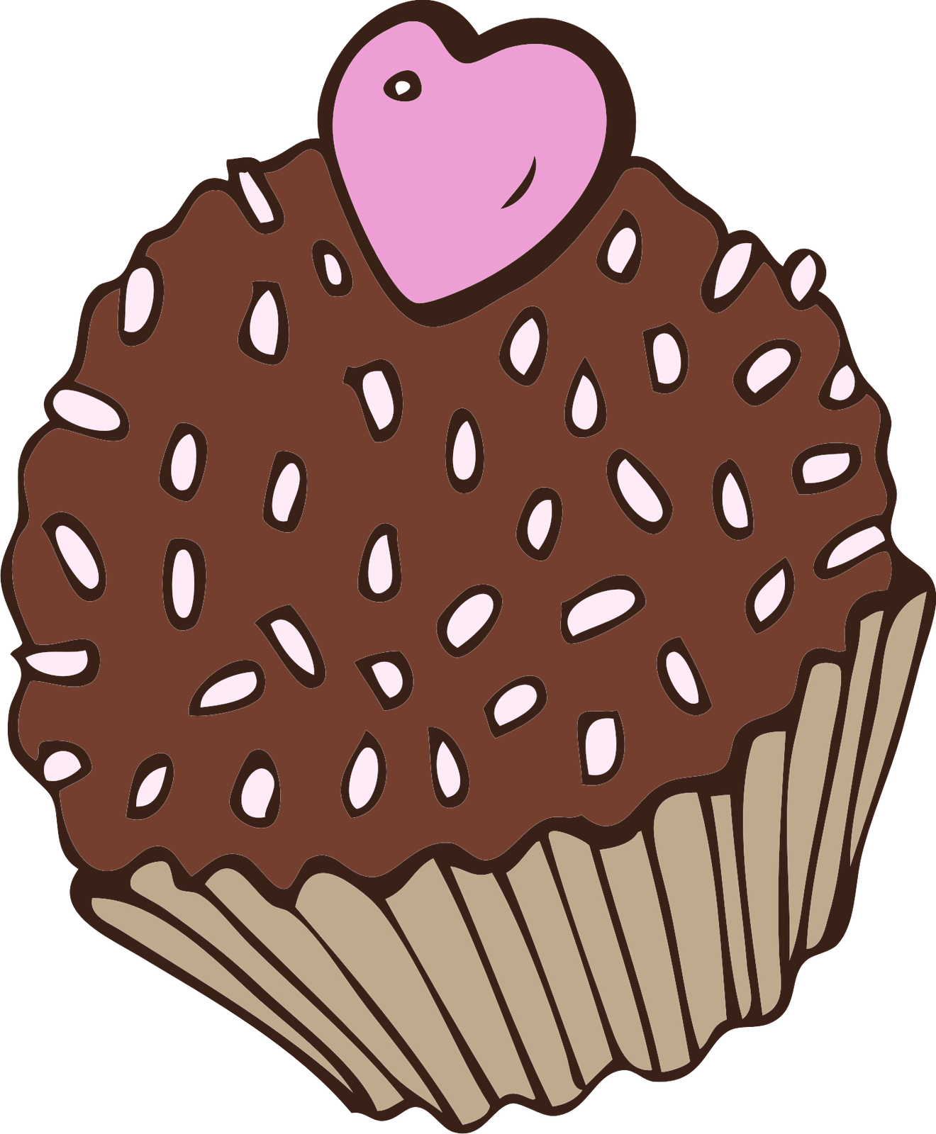 Desenho De Docinhos - Brigadeiro Fofo Png Clipart (1320x1600), Png Download