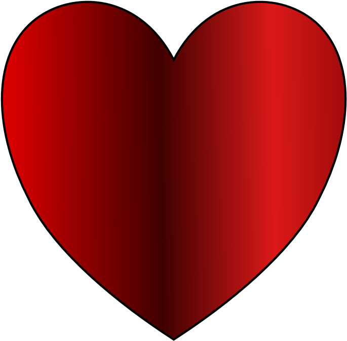 Red Heart Clipart - Love Clipart - Png Download (740x740), Png Download