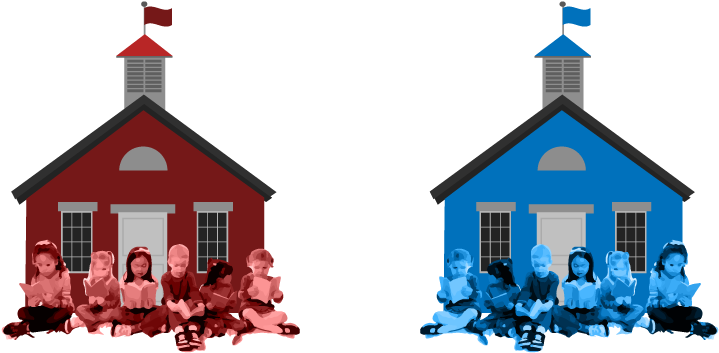 Rich School Whose Teachers Are Better Bridge - Student Clipart (1000x474), Png Download