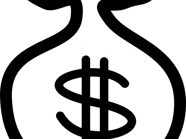 Super Mario Clipart Black And White - Money Clip Art Black And White - Png Download (640x480), Png Download
