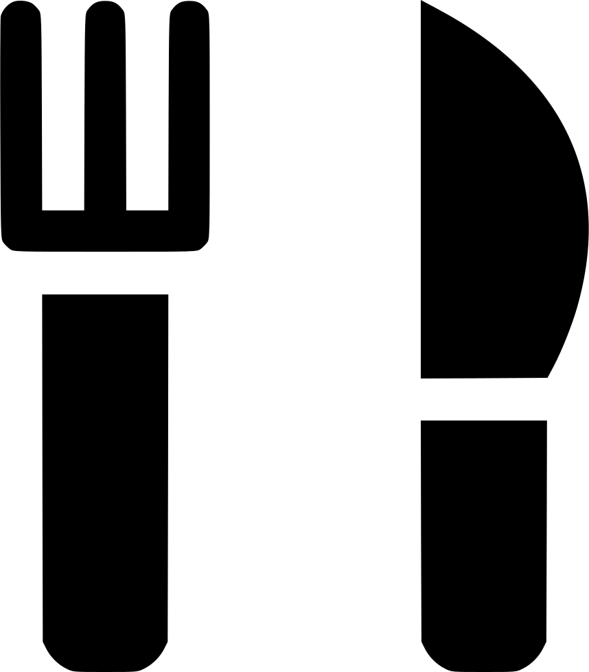 Fork Knife Icon Free Download Png World And Fork Svg - Cutlery Clipart (858x980), Png Download