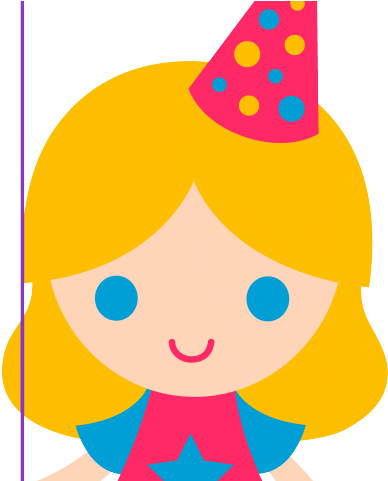 Birthday Girl Clipart - Transparent Hat Birthday Png (640x480), Png Download