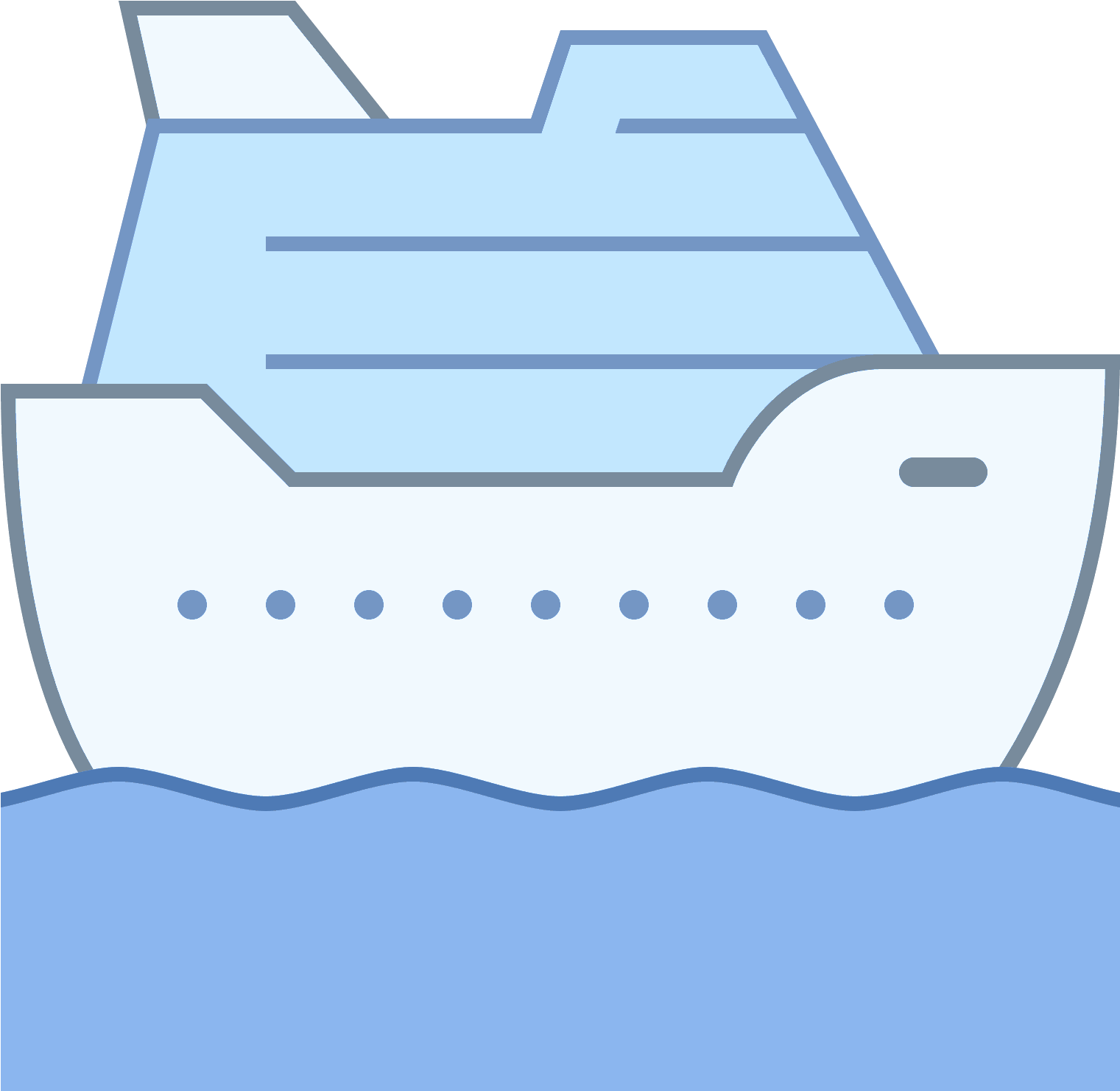 Cruise Ship Icon Clipart (1600x1600), Png Download