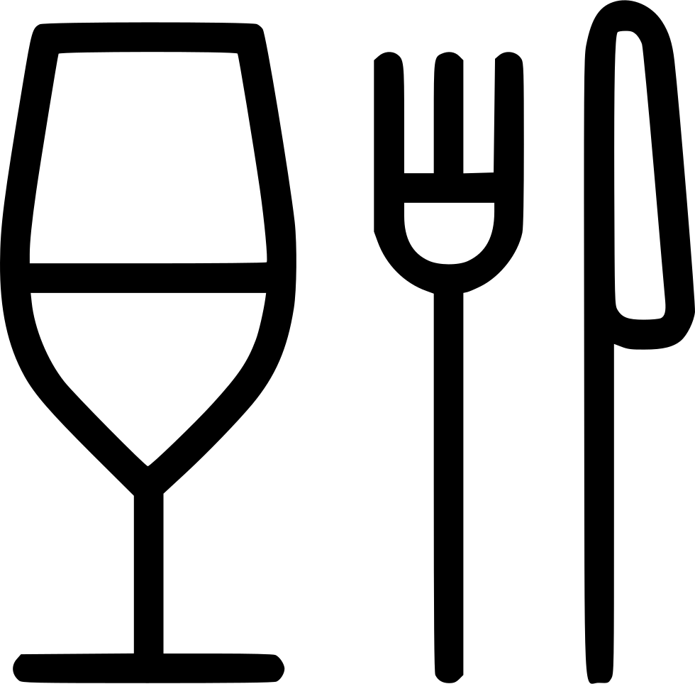 Fork Clipart Elegant - Restaurant Food Icon Png Transparent Png (980x964), Png Download