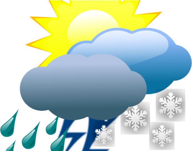 Free Weather Clipart - Weather Clipart Transparent Background - Png Download (640x480), Png Download