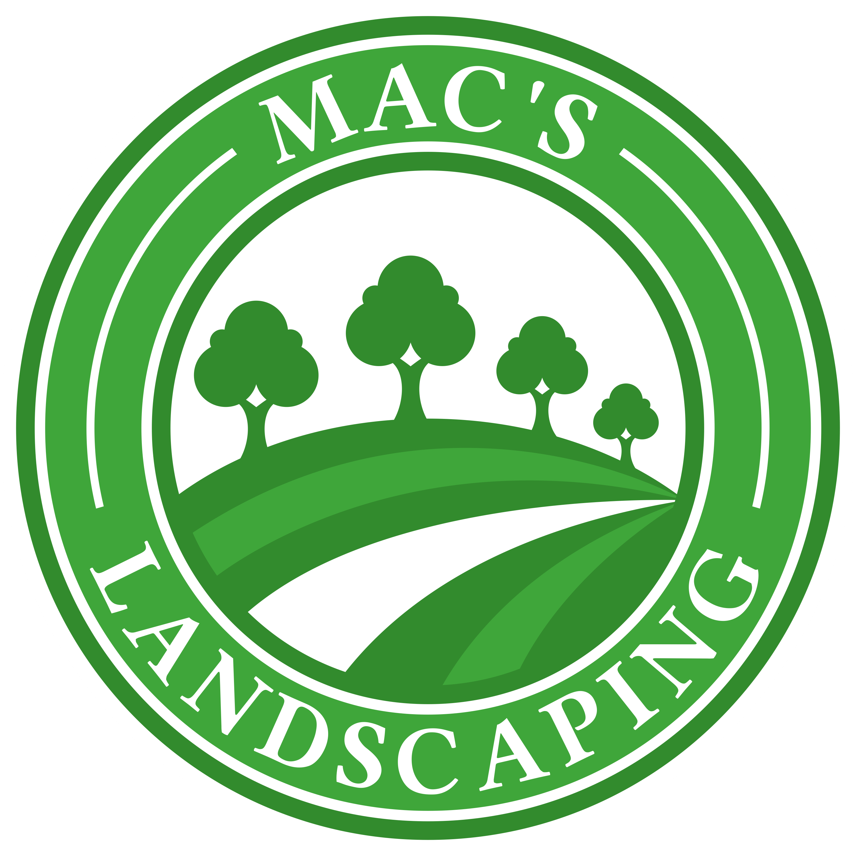 Home - Mac's Landscaping Clipart (3000x3000), Png Download