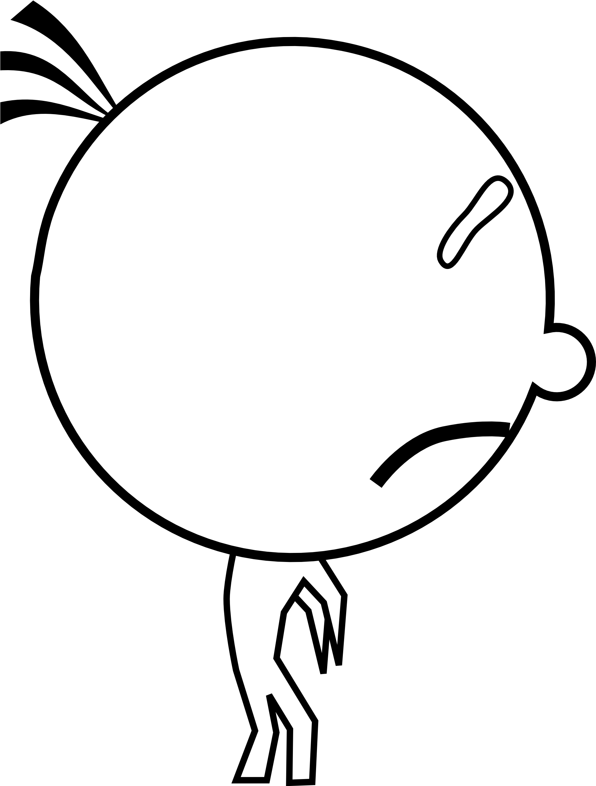 Chakulae 6 Pinterest Cover Black White Line Art Coloring - Seeds Clipart (1979x2762), Png Download