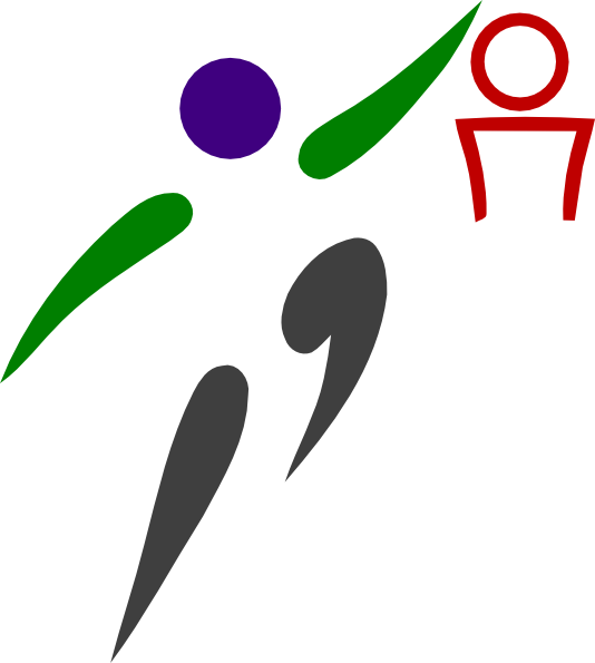 Basketball Logo Clip Art At Clker - Basketball Logo - Png Download (534x595), Png Download